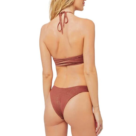 L*Space Shimmer Cabana Bikini Bottom Bitsy Small - Picture 2 of 8